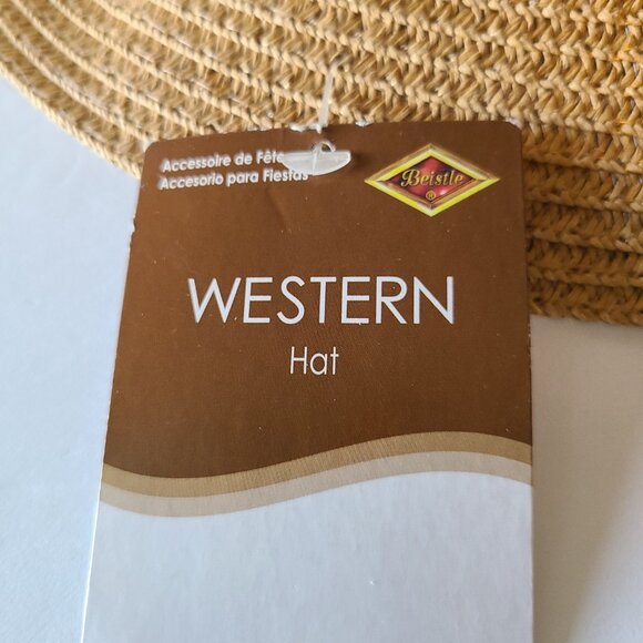 BEISTLE WILD WEST THEME WESTERN PARTY COSTUME HEADWEAR 3.5 INCH FLEXIBLE BRIM - Picture 2 of 7